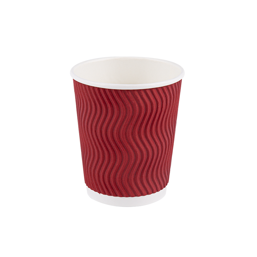 8oz 'S' Ripple Wall Paper Cup
